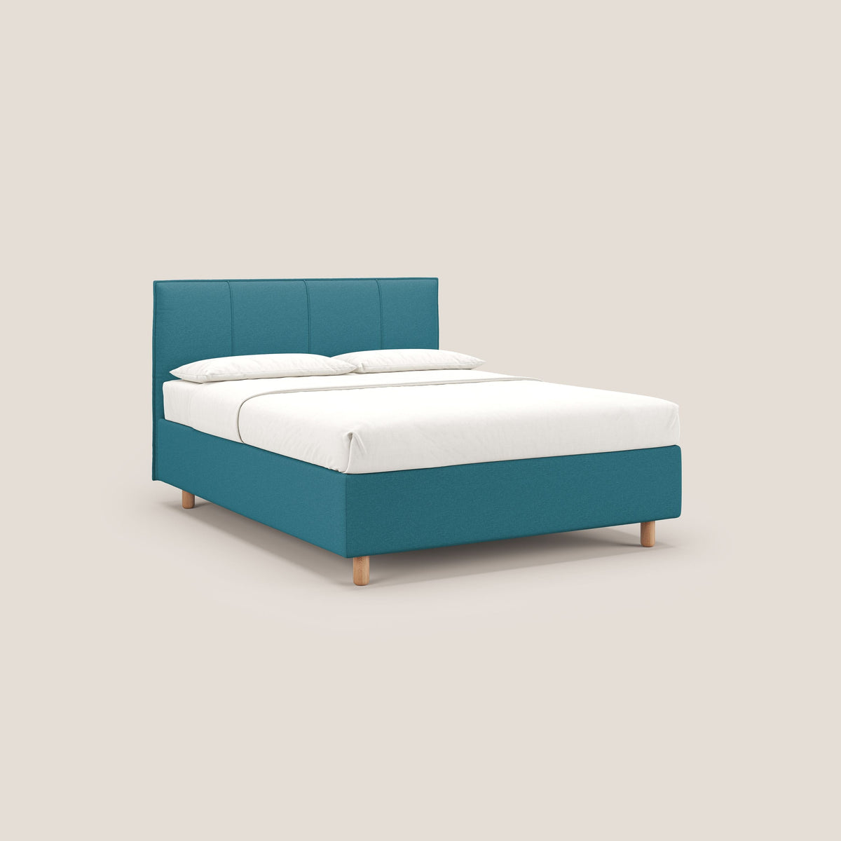 Lothar letto contenitore maxi dalle dimensioni contenute in tessuto impermeabile T13 azzurro - divitt.sbs
