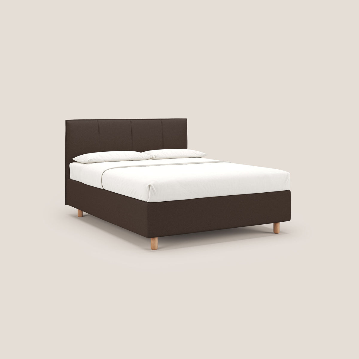 Lothar letto contenitore maxi dalle dimensioni contenute in tessuto impermeabile T13 marrone - divitt.sbs