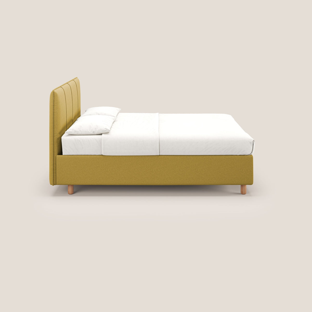 Lothar letto contenitore maxi dalle dimensioni contenute in tessuto impermeabile T13 giallo - divitt.sbs