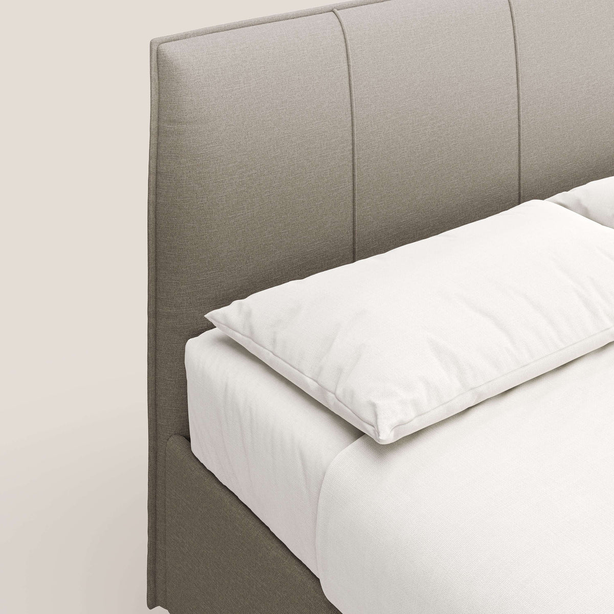 Lothar letto contenitore maxi dalle dimensioni contenute in tessuto impermeabile T13 beige - divitt.sbs