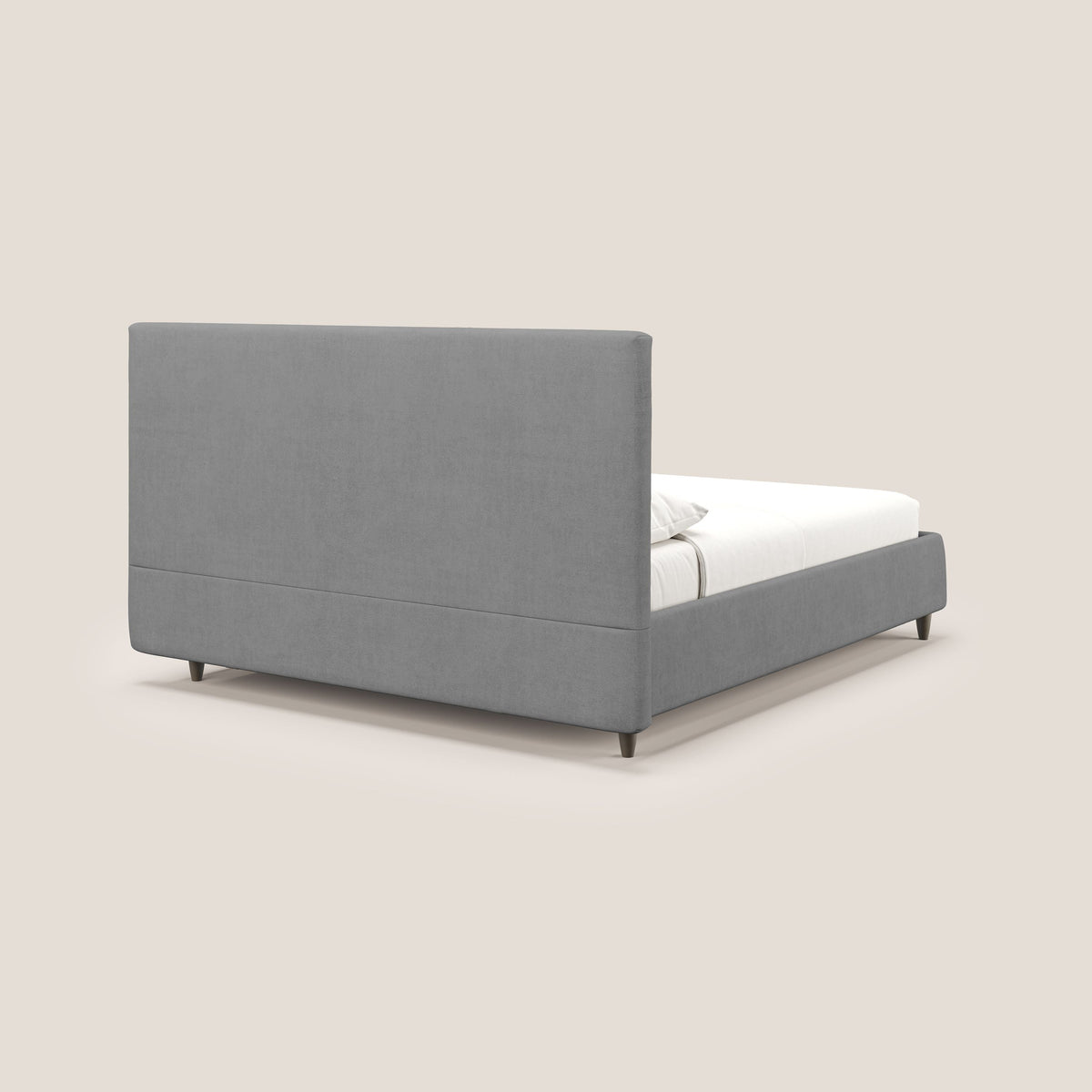 Martina letto imbottito contenitore in tessuto impermeabile T02 grigio - divitt.sbs