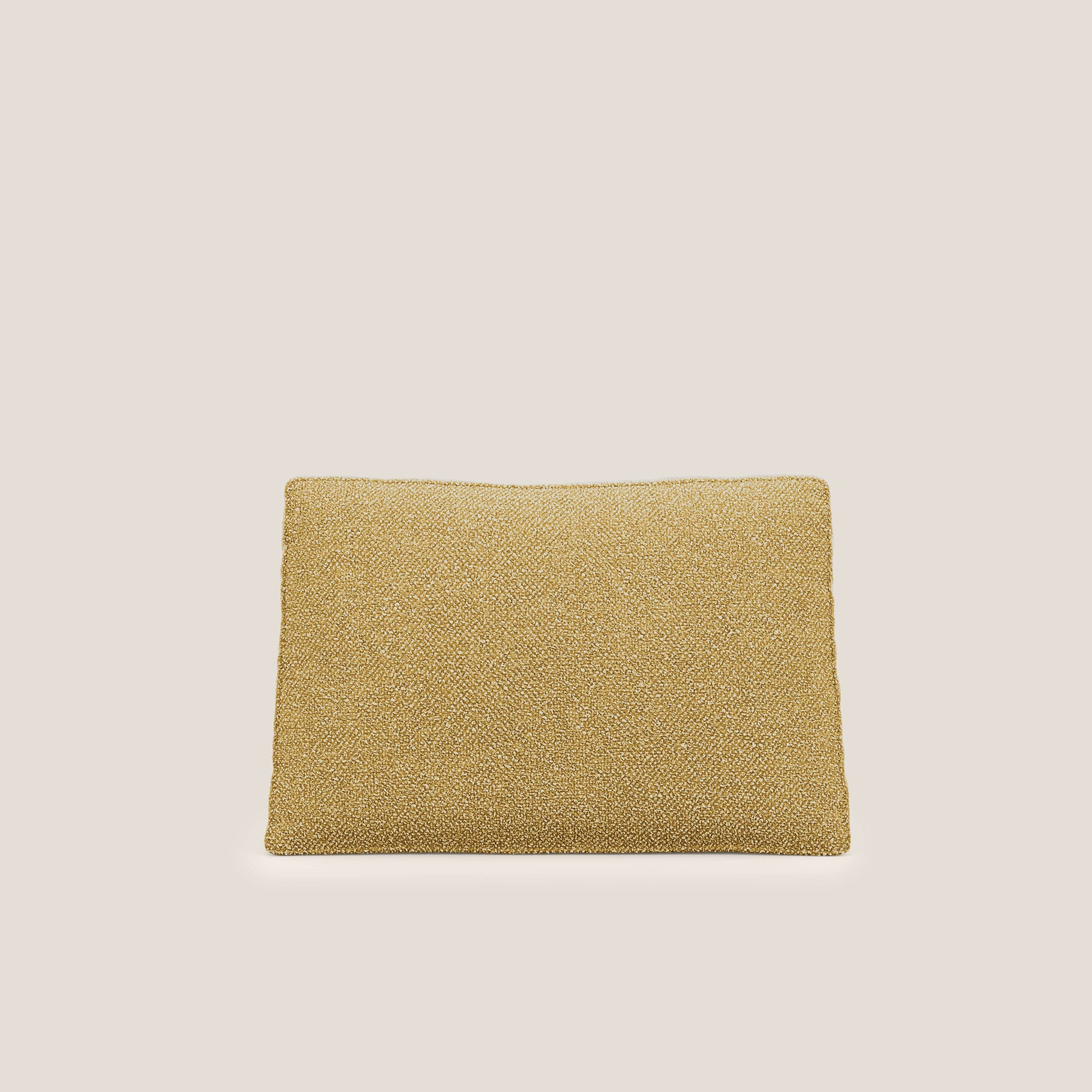 Nettuno cuscino schienale realizzato in tessuto bouclè impermeabile T07 giallo - divitt.sbs