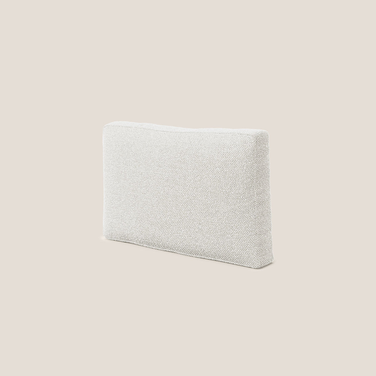Nettuno cuscino schienale realizzato in tessuto bouclè impermeabile T07 bianco - divitt.sbs