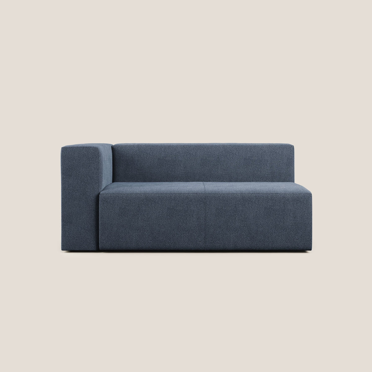 Nettuno modulo angolo/laterale maxi in morbido tessuto bouclè T07 blu - divitt.sbs