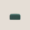Nettuno modulo pouf in morbido tessuto bouclè T07 verde - divitt.sbs