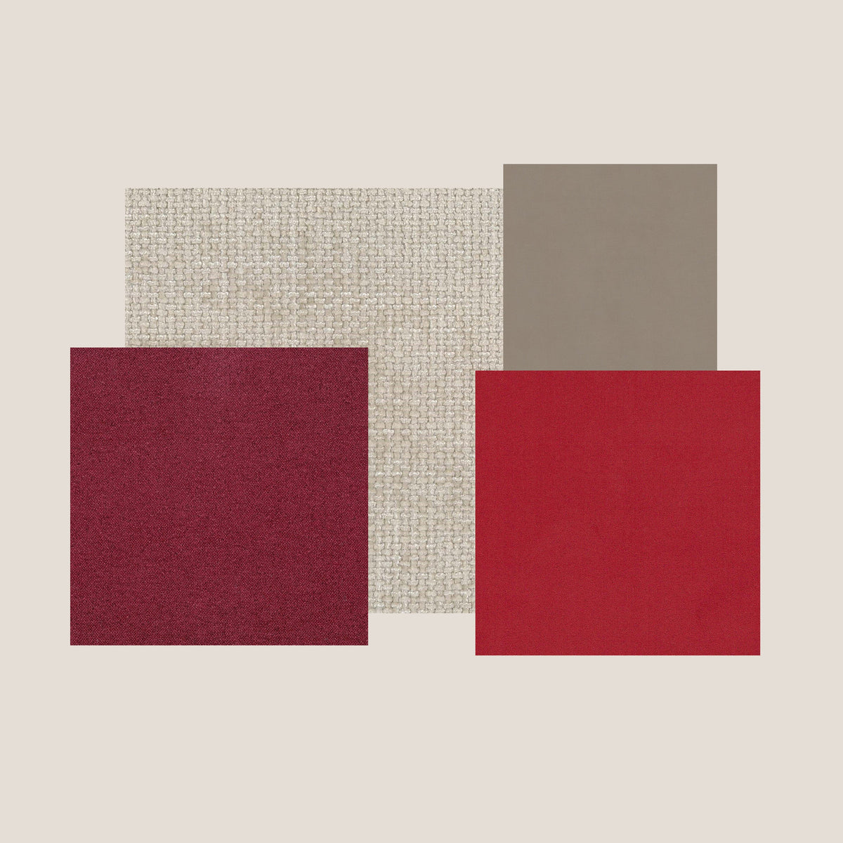 Rebus letto imbottito dal design moderno con piedi trasparenti in plexiglass rosso - divitt.sbs