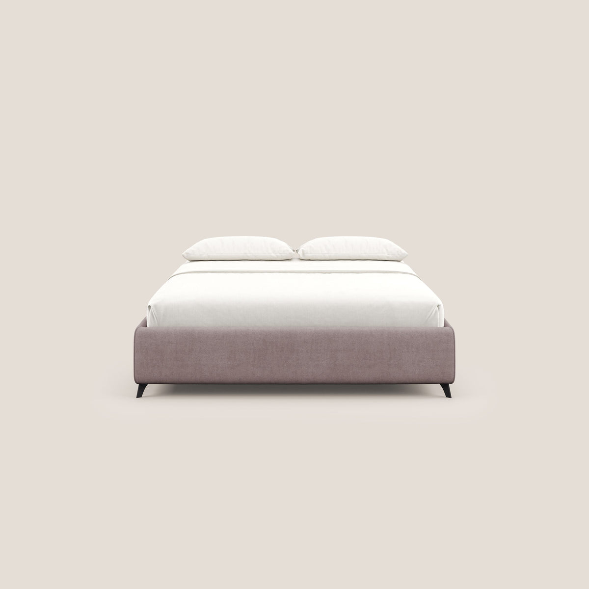 Sara sommier con giroletto contenitore in tessuto impermeabile T02 rosa - divitt.sbs
