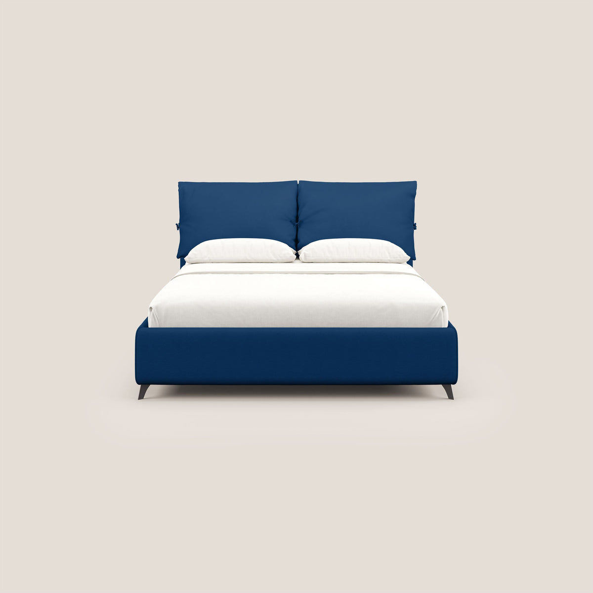Susan letto imbottito contenitore completamente sfoderabile in microfibra smacchiabile T11 blu - divitt.sbs