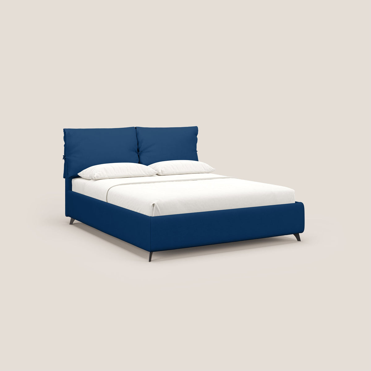 Susan letto imbottito contenitore completamente sfoderabile in microfibra smacchiabile T11 blu - divitt.sbs