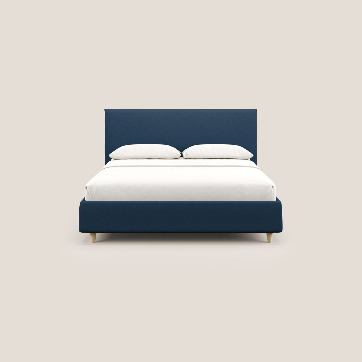 Teresa letto contenitore e sfoderabile in tessuto misto cotone impermeabile T13 blu - divitt.sbs