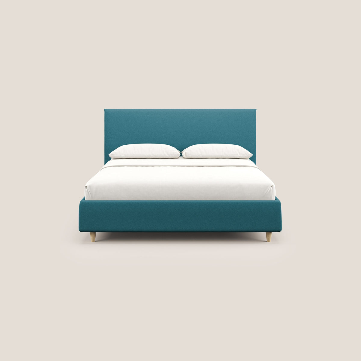 Teresa letto contenitore e sfoderabile in tessuto misto cotone impermeabile T13 azzurro - divitt.sbs