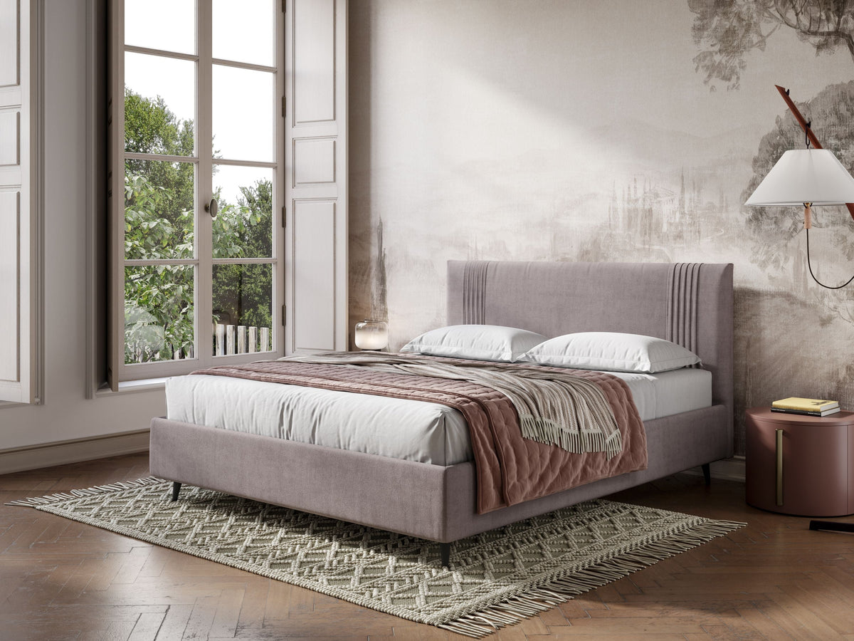 Yvonne letto contenitore in morbido tessuto impermeabile T02 rosa - divitt.sbs