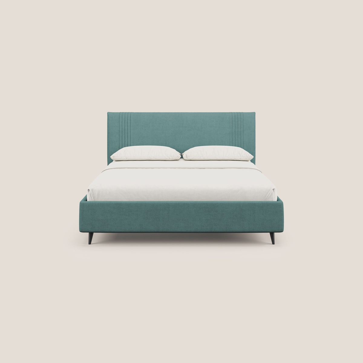 Yvonne letto contenitore in morbido tessuto impermeabile T02 petrolio - divitt.sbs