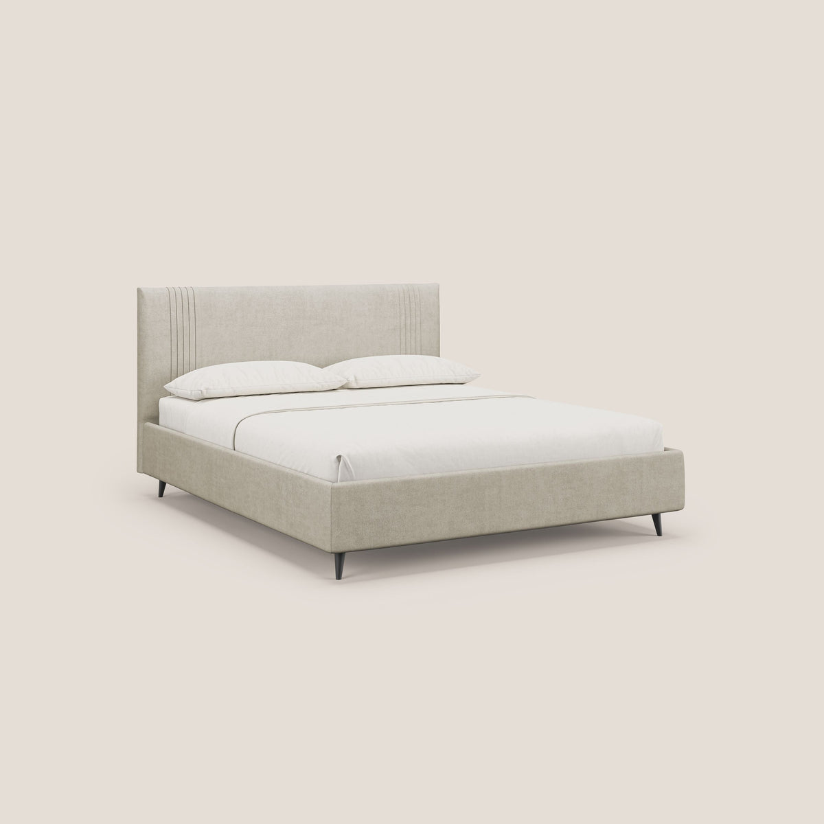 Yvonne letto contenitore in morbido tessuto impermeabile T02 panna - divitt.sbs