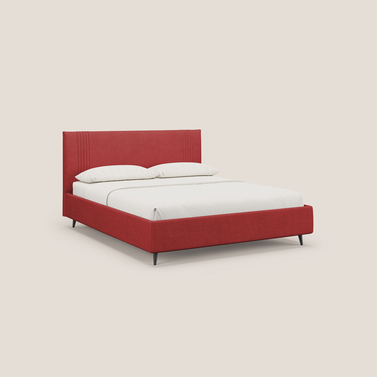 Yvonne letto contenitore in morbido tessuto impermeabile T02 rosso - divitt.sbs