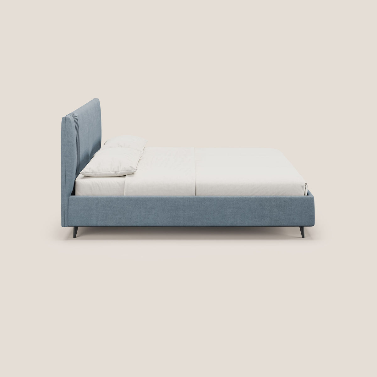 Yvonne letto contenitore in morbido tessuto impermeabile T02 carta da zucchero - divitt.sbs