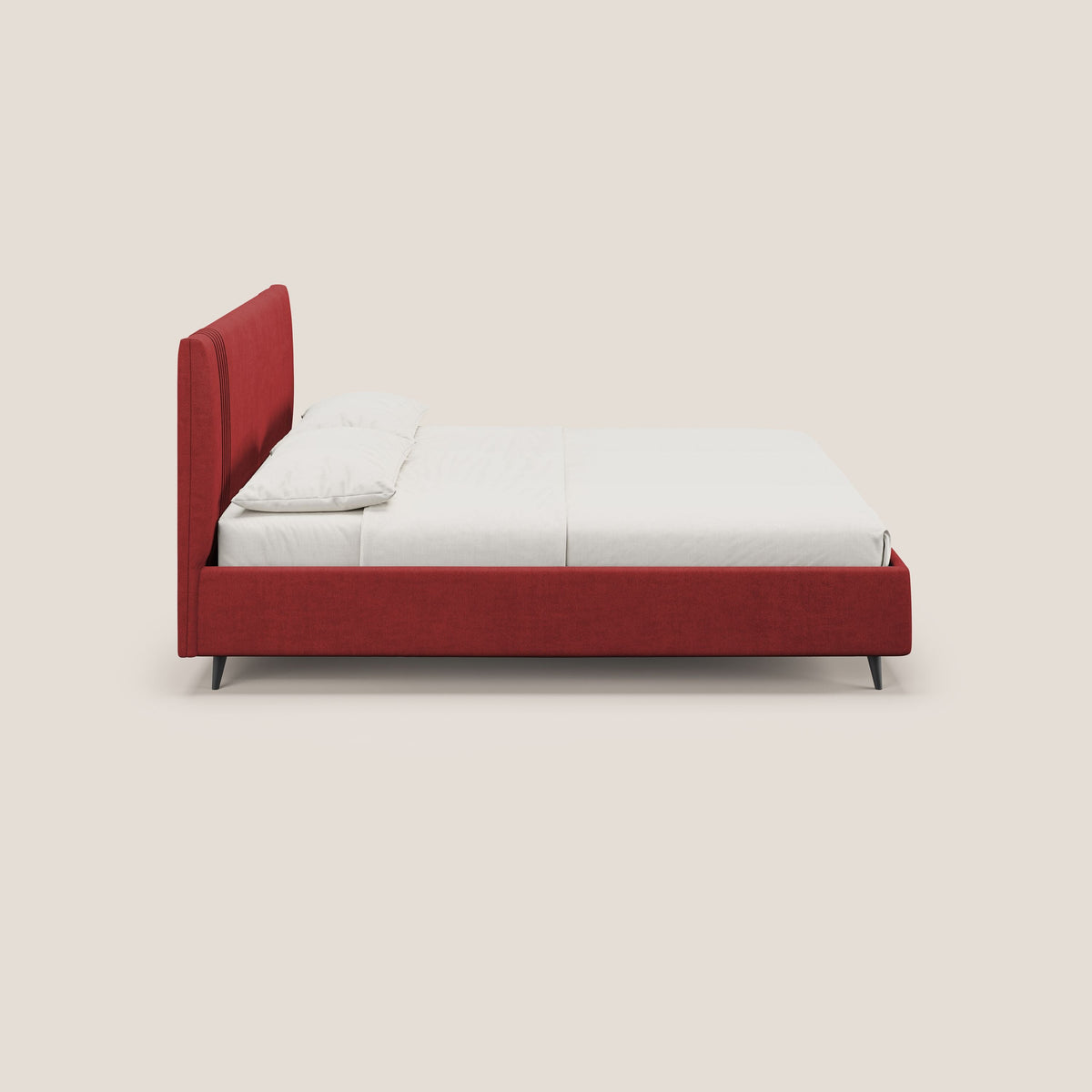 Yvonne letto contenitore in morbido tessuto impermeabile T02 rosso - divitt.sbs