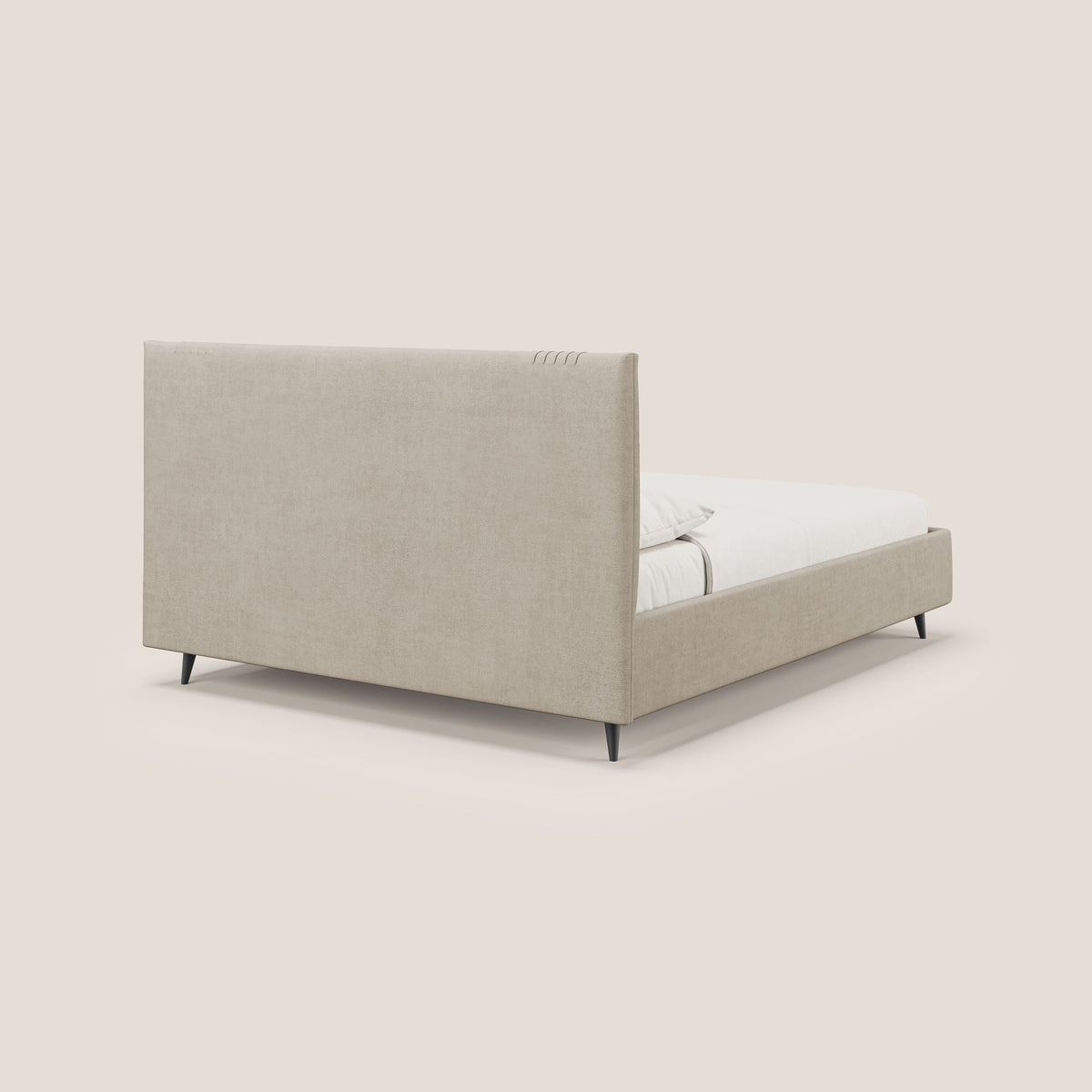 Yvonne letto contenitore in morbido tessuto impermeabile T02 beige - divitt.sbs