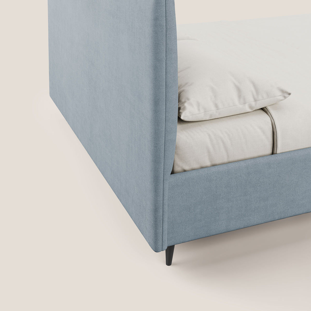 Yvonne letto contenitore in morbido tessuto impermeabile T02 carta da zucchero - divitt.sbs