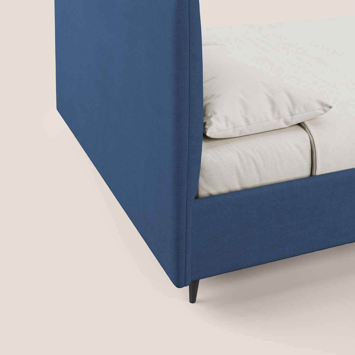 Yvonne letto contenitore in morbido tessuto impermeabile T02 blu - divitt.sbs