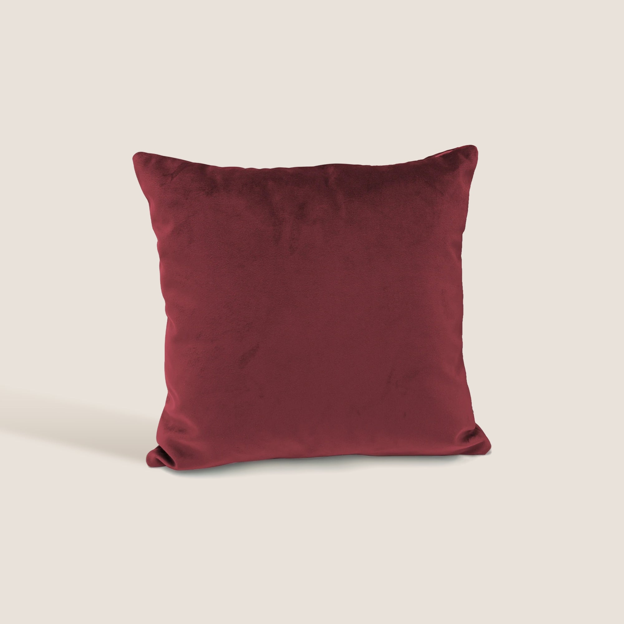 Velluto cuscini quadrati disponibile in diverse colorazioni in velluto impermeabile bordeaux - divitt.sbs