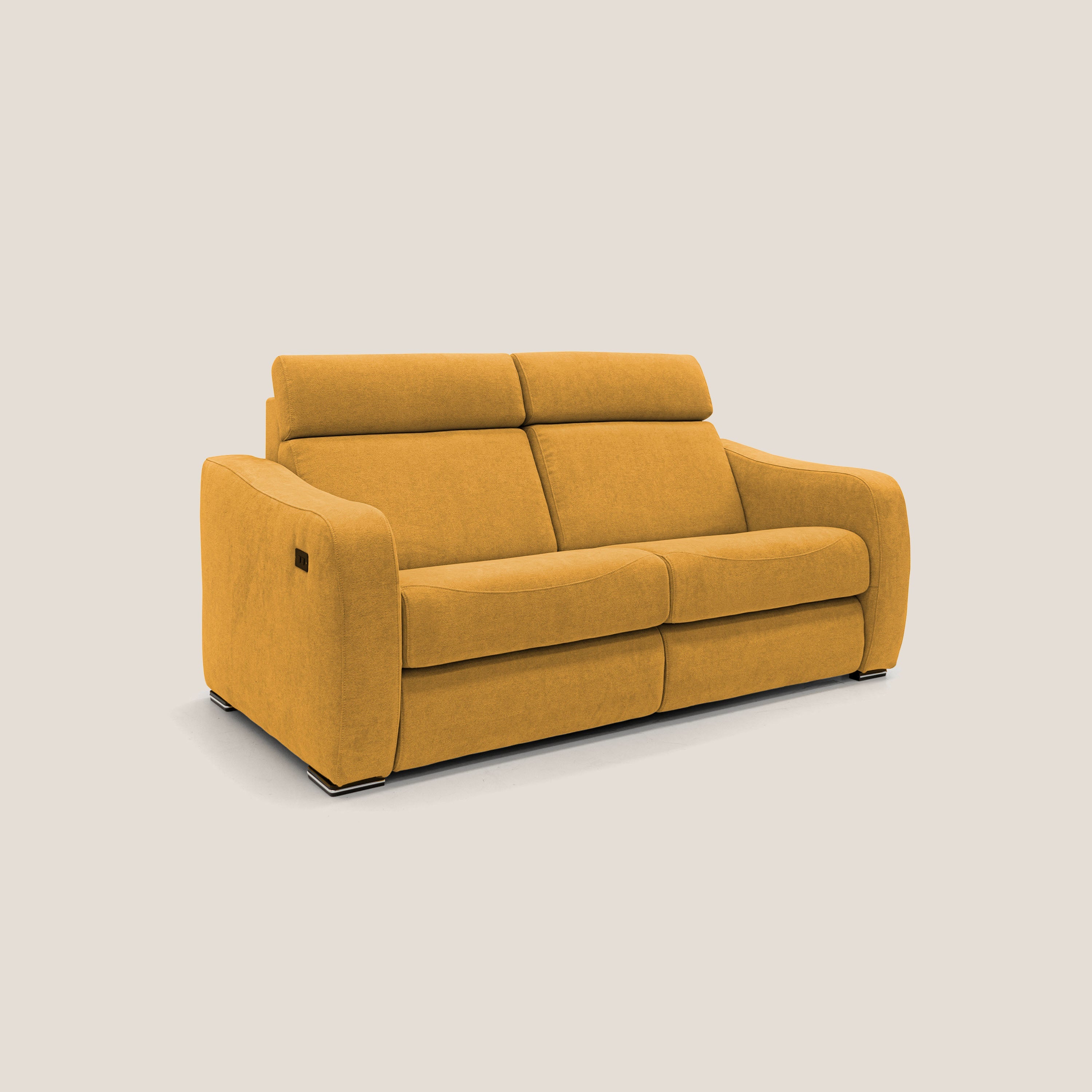 Gummy Divano con meccanismo relax elettrico giallo - divitt.sbs