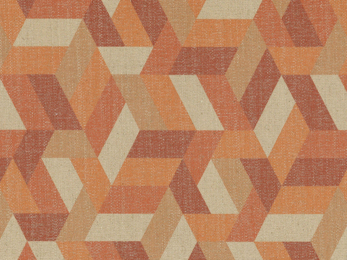 Unreal cuscini a fantasia geometriche in tessuto idrorepellente disponibile in diverse colorazioni arancio - divitt.sbs