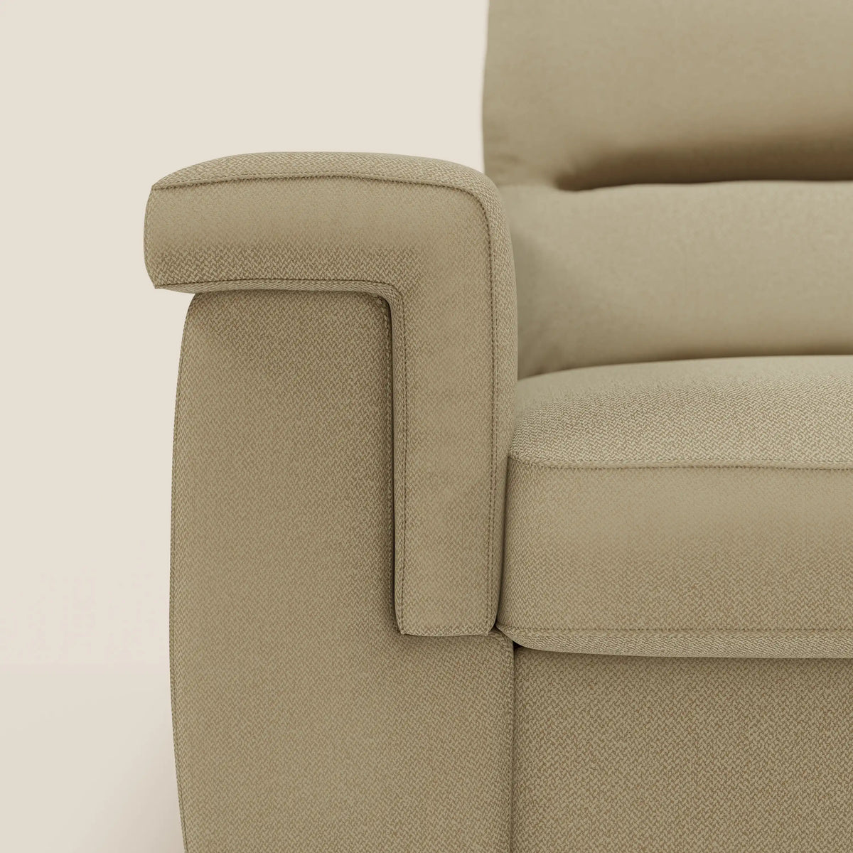 Magnolia divano letto angolare con Penisola Contenitore - Materasso H18 cm in tessuto smacchiabile T05 - divitt.sbs