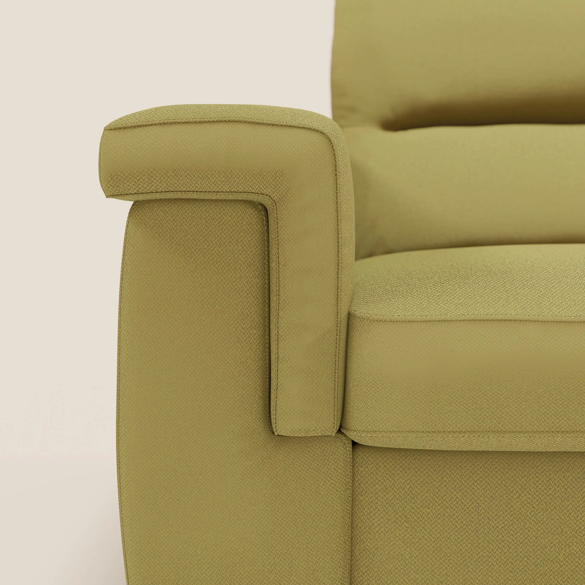 Magnolia divano letto angolare con Penisola Contenitore - Materasso H18 cm in tessuto smacchiabile T05 - divitt.sbs