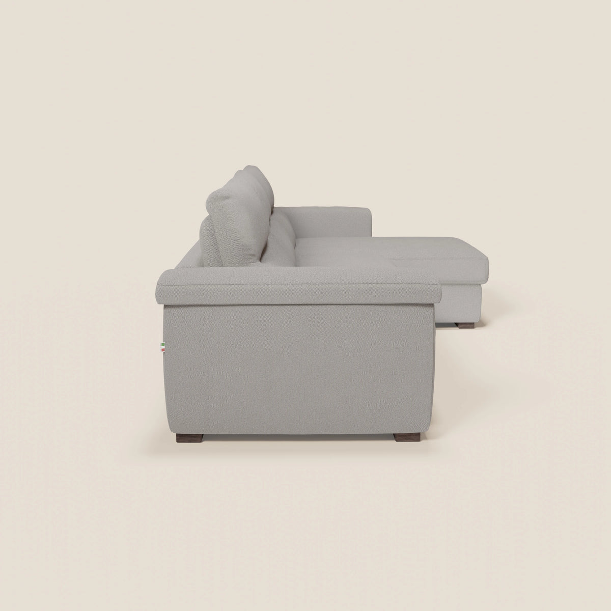 Magnolia divano letto angolare con Penisola Contenitore - Materasso H18 cm in tessuto smacchiabile T05 - divitt.sbs