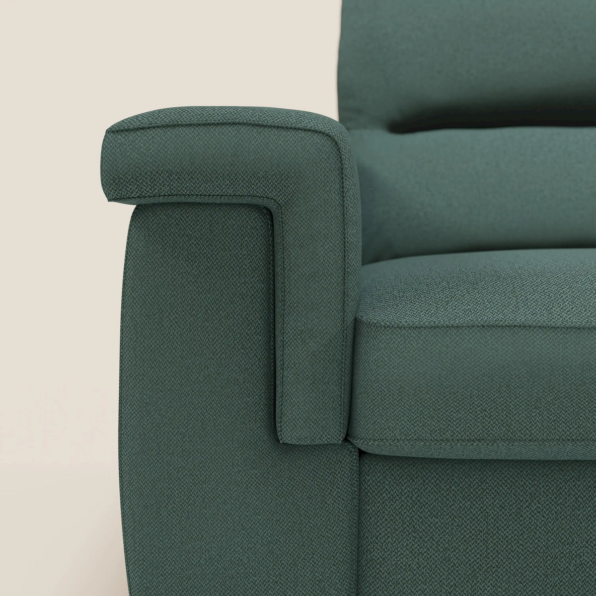 Magnolia divano letto angolare con Penisola Contenitore - Materasso H18 cm in tessuto smacchiabile T05 - divitt.sbs