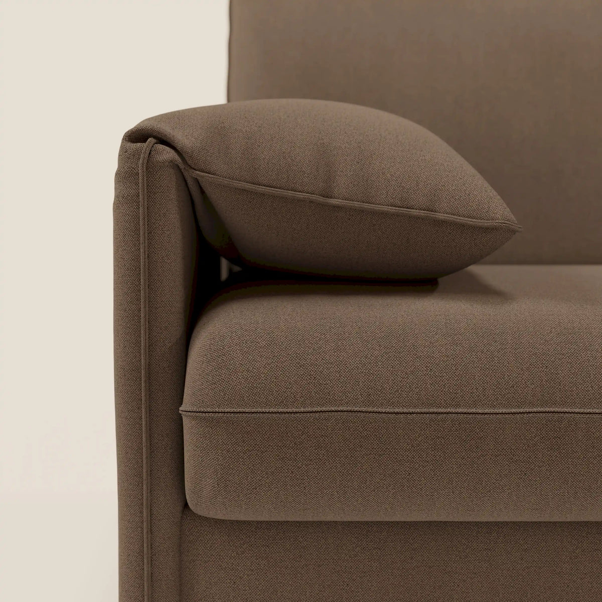 Primula divano letto angolare con materasso H18 cm - penisola contenitore in tessuto smacchiabile T05 - divitt.sbs