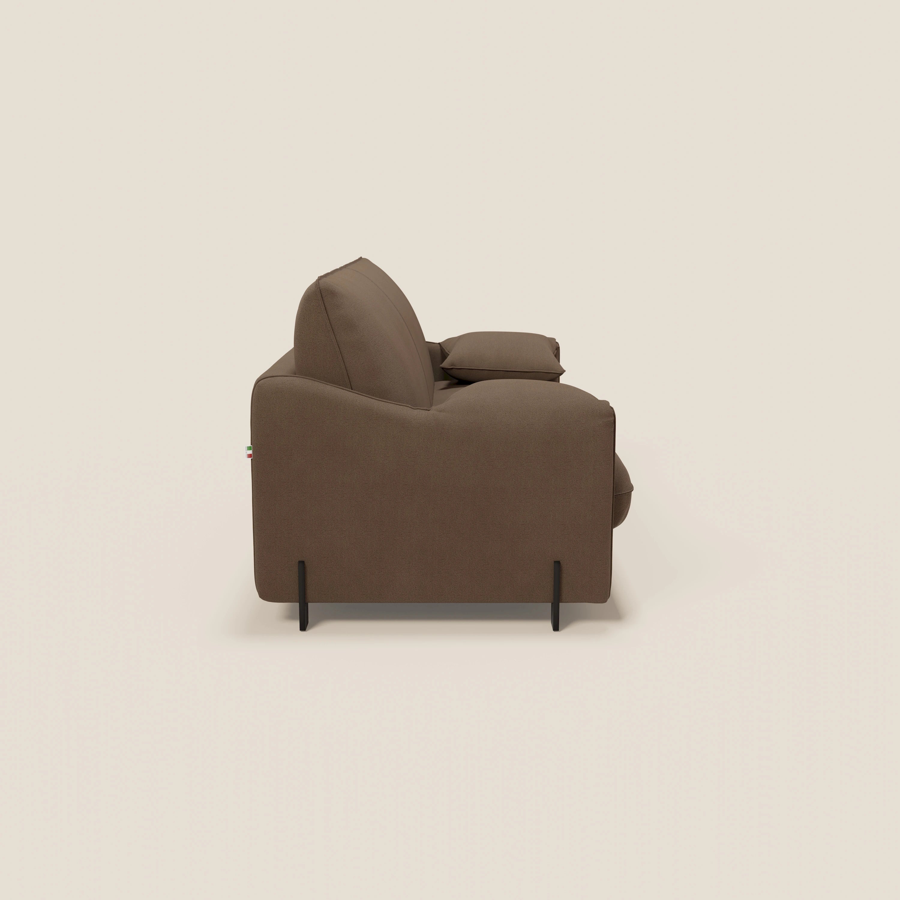 Primula divano letto con materasso alto 18 cm - braccioli mobili e tessuto smacchiabile T05 - divitt.sbs
