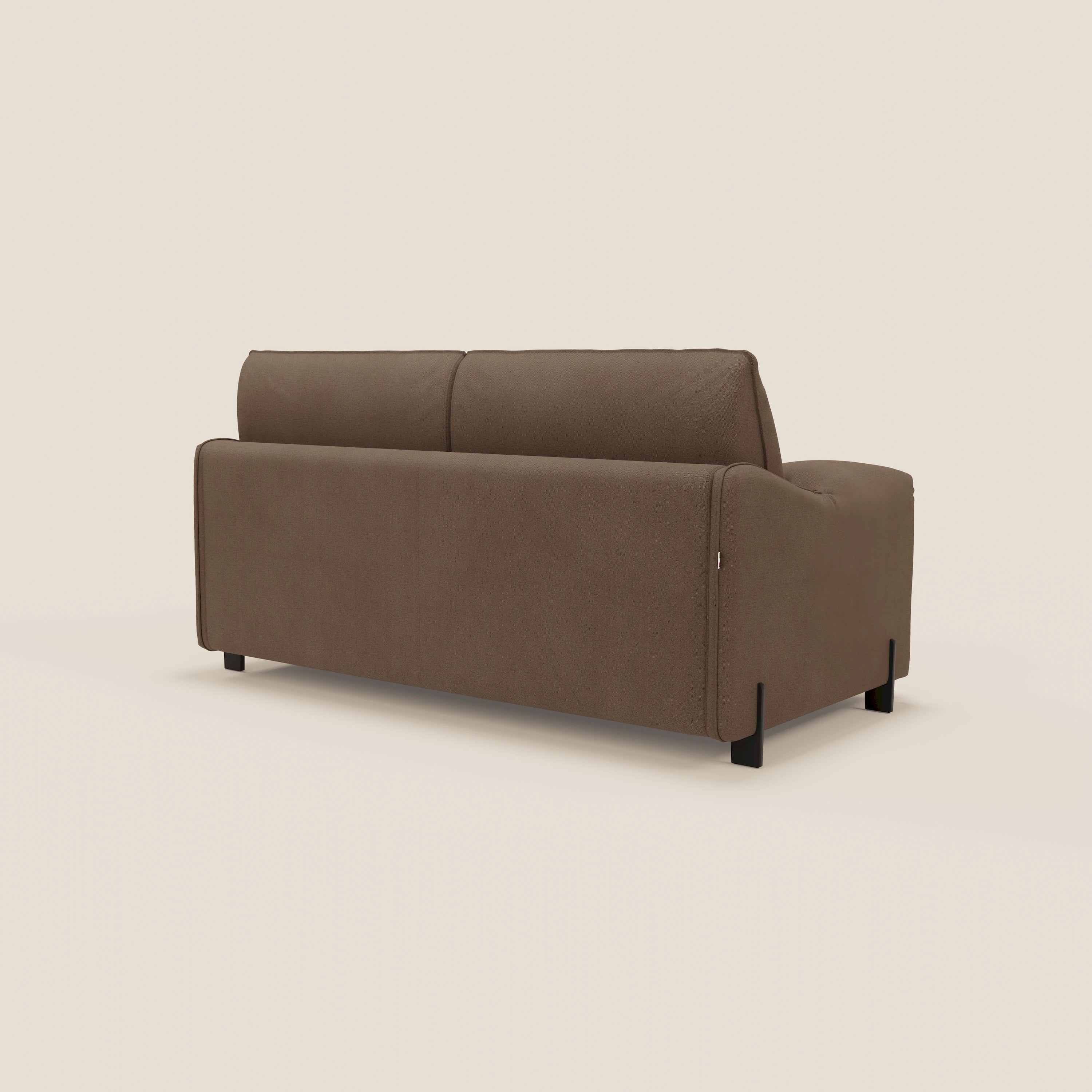 Primula divano letto con materasso alto 18 cm - braccioli mobili e tessuto smacchiabile T05 - divitt.sbs