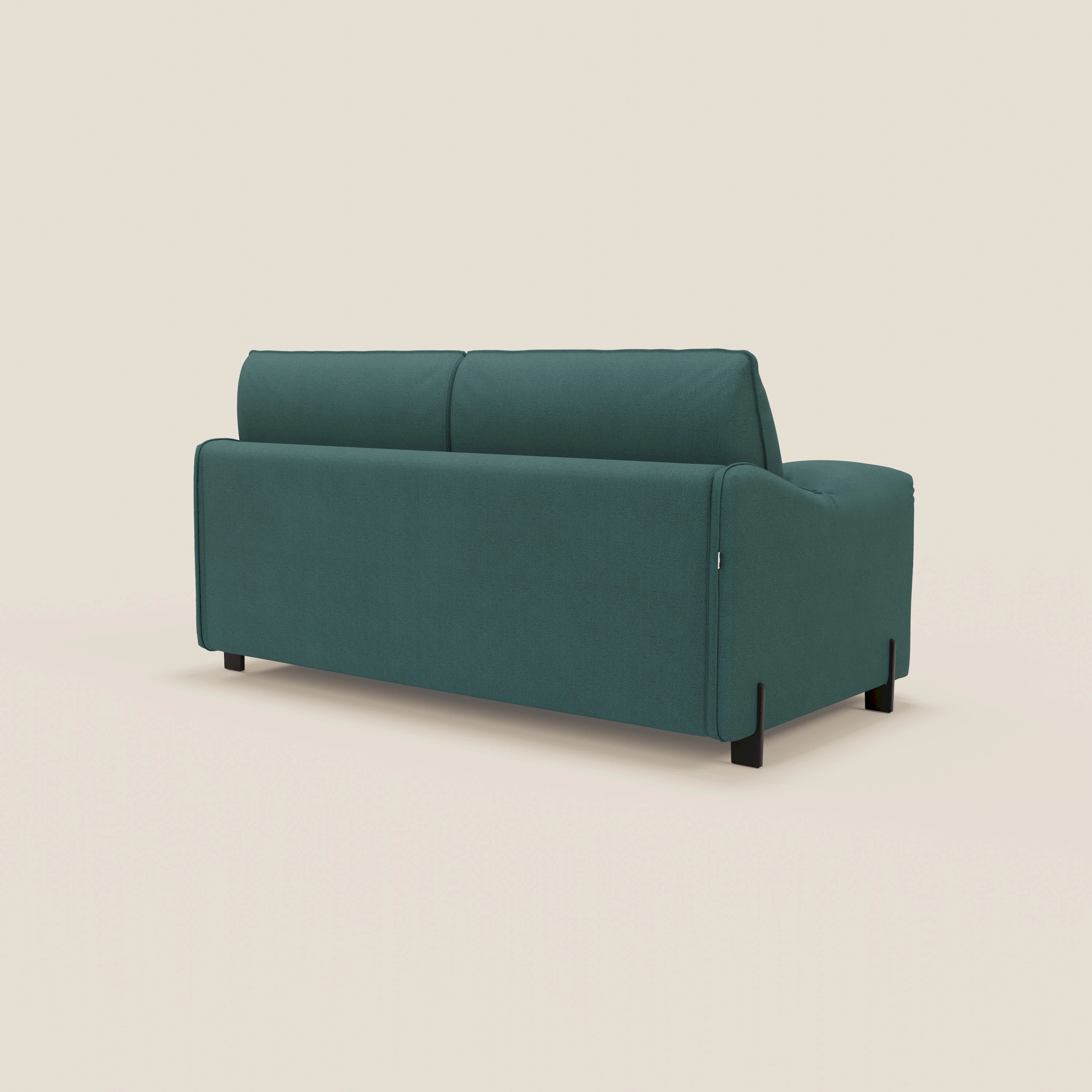 Primula divano letto con materasso alto 18 cm - braccioli mobili e tessuto smacchiabile T05 - divitt.sbs