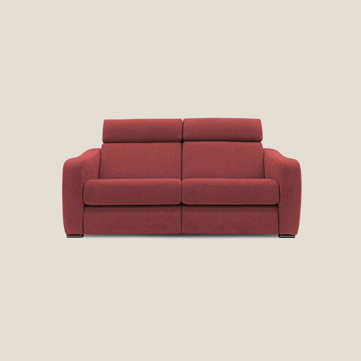 Gummy Divano con meccanismo relax elettrico rosso - divitt.sbs