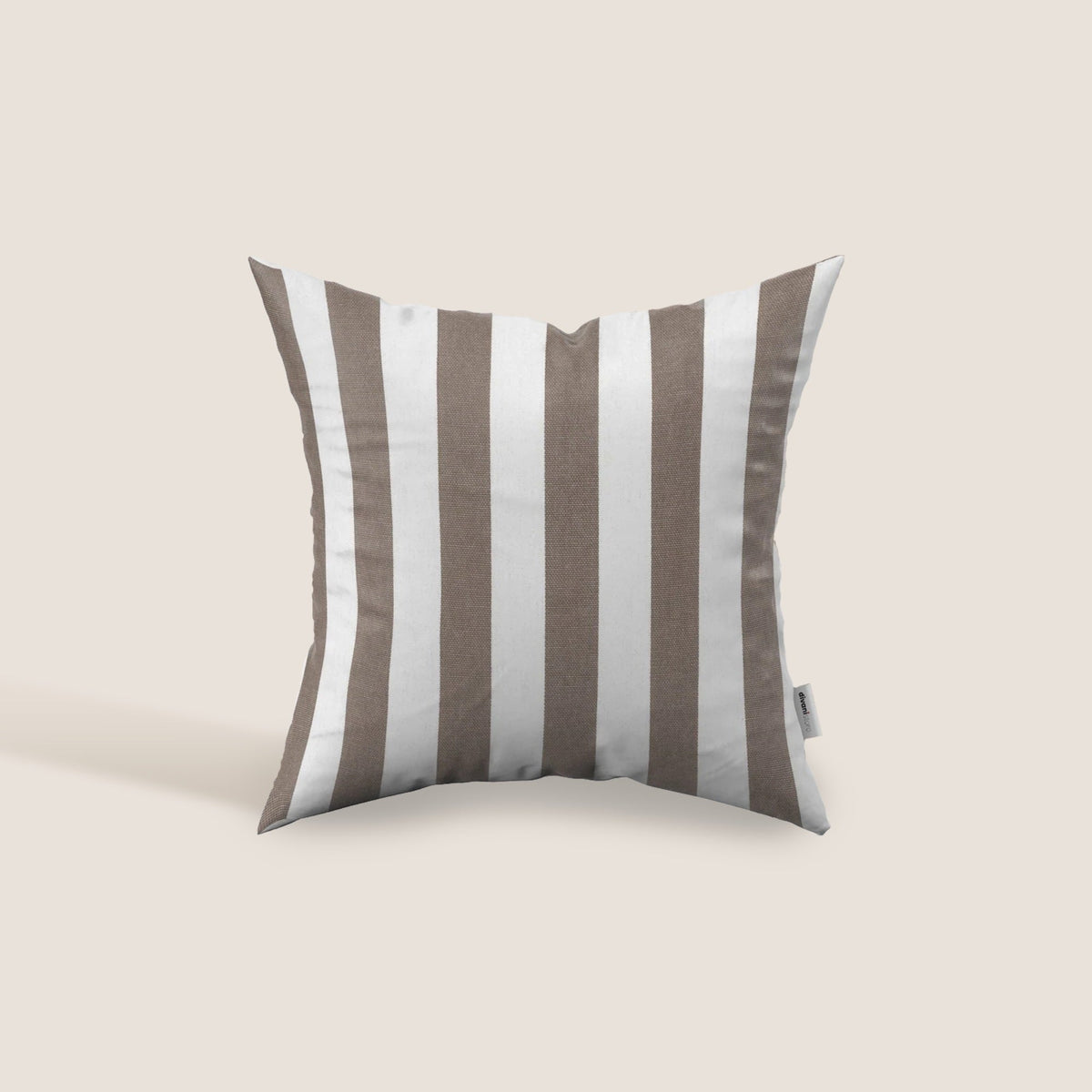 Righe cuscino cotone rigato disponibile in diverse colorazioni beige - divitt.sbs
