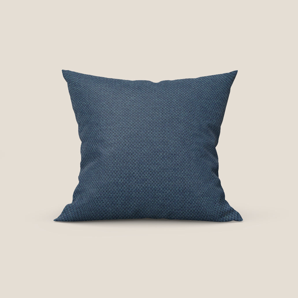 Tauro cuscino disponibile in diversi colori in tessuto misto cotone smacchiabile T18 blu - divitt.sbs