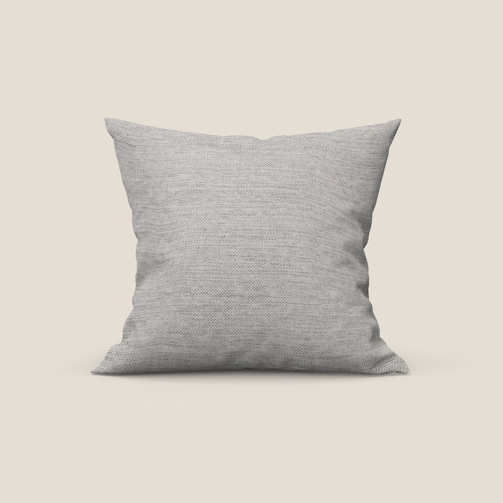 Tobago cuscino disponibile in diversi colori realizzato in tessuto fiammato simil cotone impermeabile T19 panna - divitt.sbs