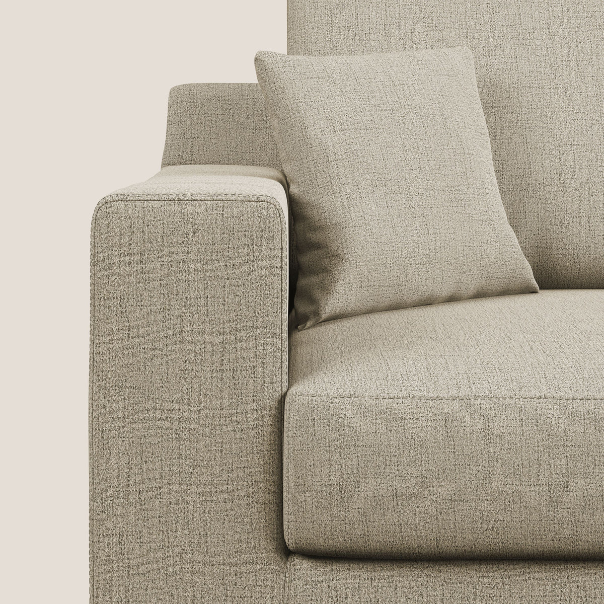 Michael Divano angolare REVERSIBILE in tessuto impermeabile T03 beige - divitt.sbs