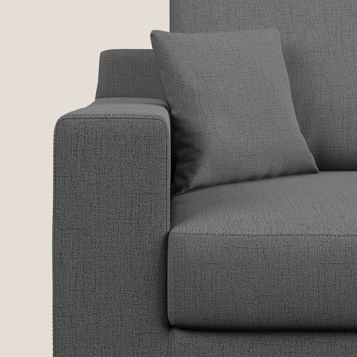 Michael Divano in tessuto impermeabile antimacchia T03 grigio - divitt.sbs