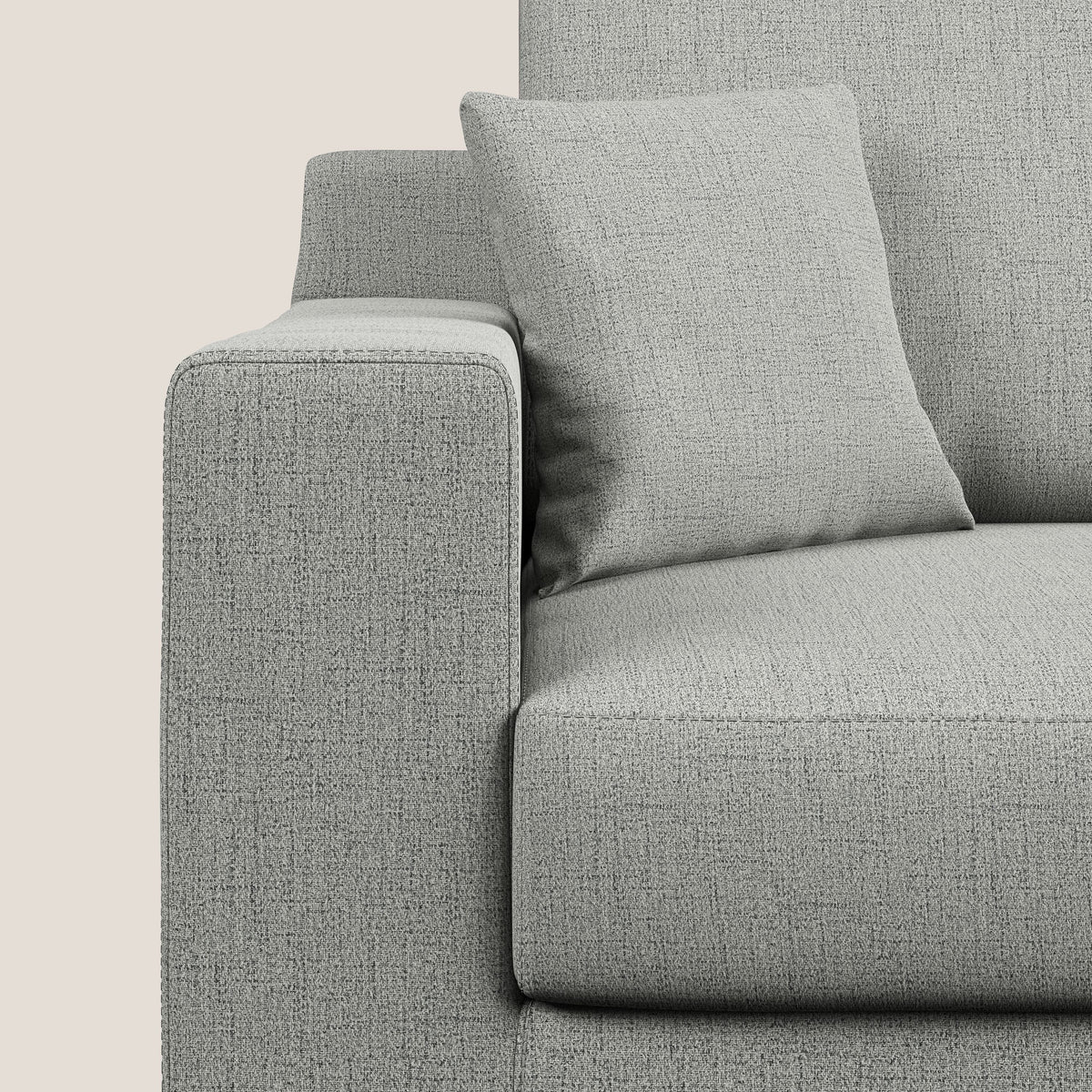 Michael Divano in tessuto impermeabile antimacchia T03 grigio chiaro - divitt.sbs