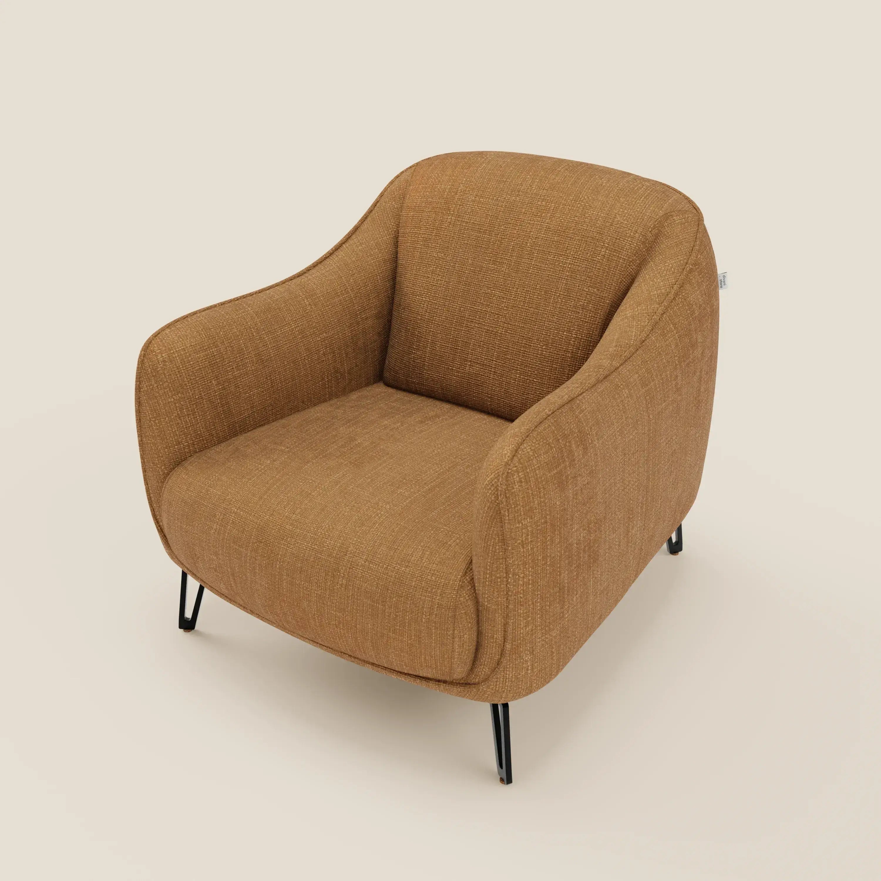 Avela Poltroncina dal comfort senza tempo in morbido tessuto impermeabile T06 - divitt.sbs