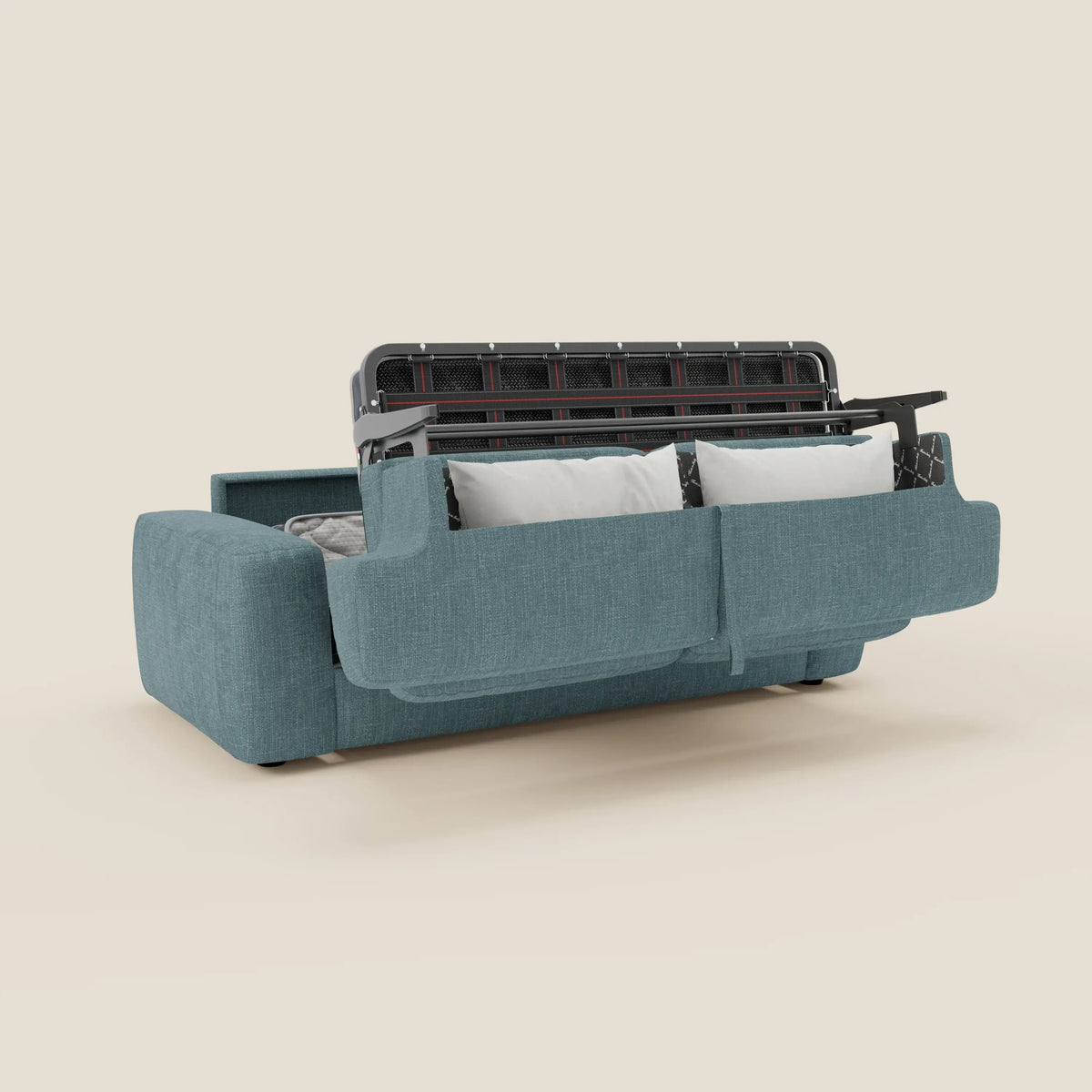 Cloud Divano letto materasso H17 cm dai morbidi cuscini in tessuto impermeabile T06 - divitt.sbs