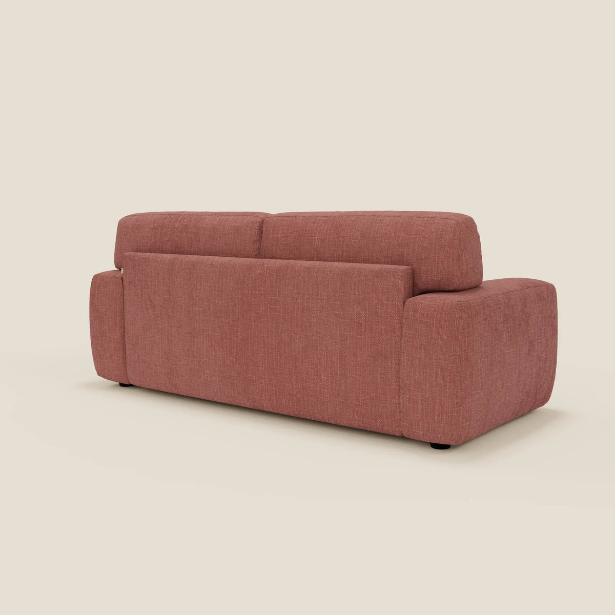 Cloud Divano letto materasso H17 cm dai morbidi cuscini in tessuto impermeabile T06 corallo - divitt.sbs