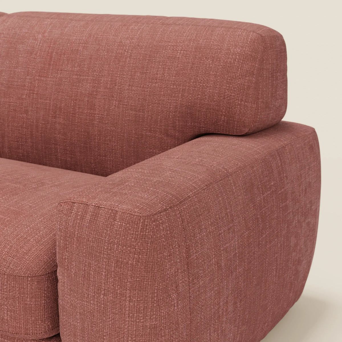 Cloud Divano letto materasso H17 cm dai morbidi cuscini in tessuto impermeabile T06 corallo - divitt.sbs