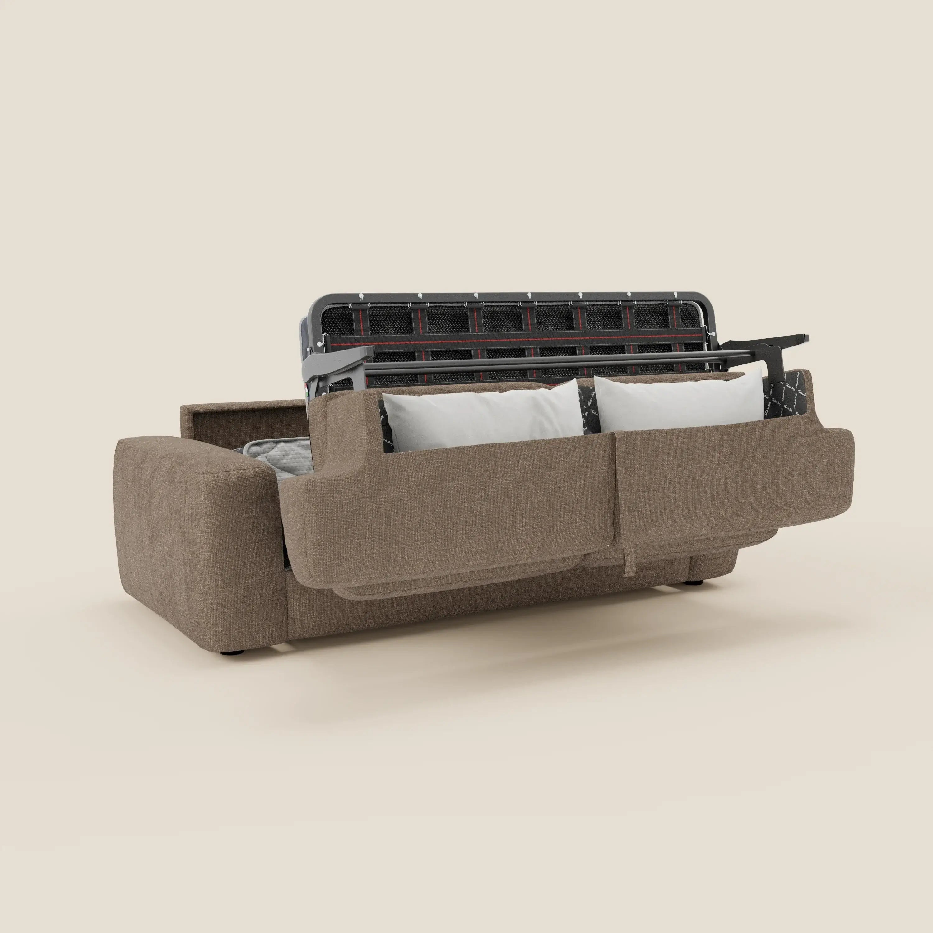 Cloud Divano letto materasso H17 cm dai morbidi cuscini in tessuto impermeabile T06 - divitt.sbs