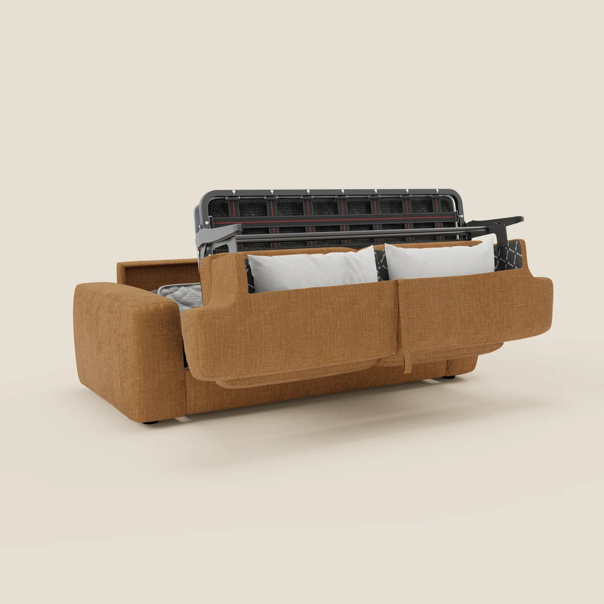 Cloud Divano letto materasso H17 cm dai morbidi cuscini in tessuto impermeabile T06 - divitt.sbs