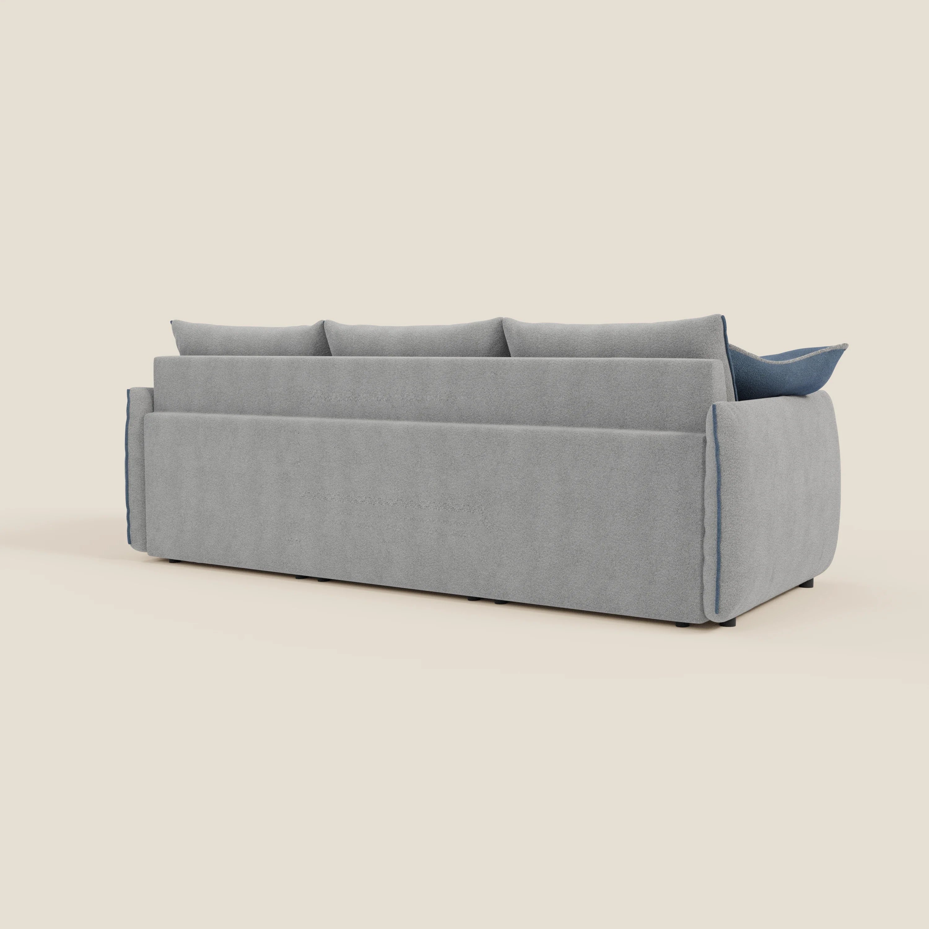 Flexar divano con 3 sedute allungabili schienale in piuma d'oca in bouclé impermeabile T07 - divitt.sbs