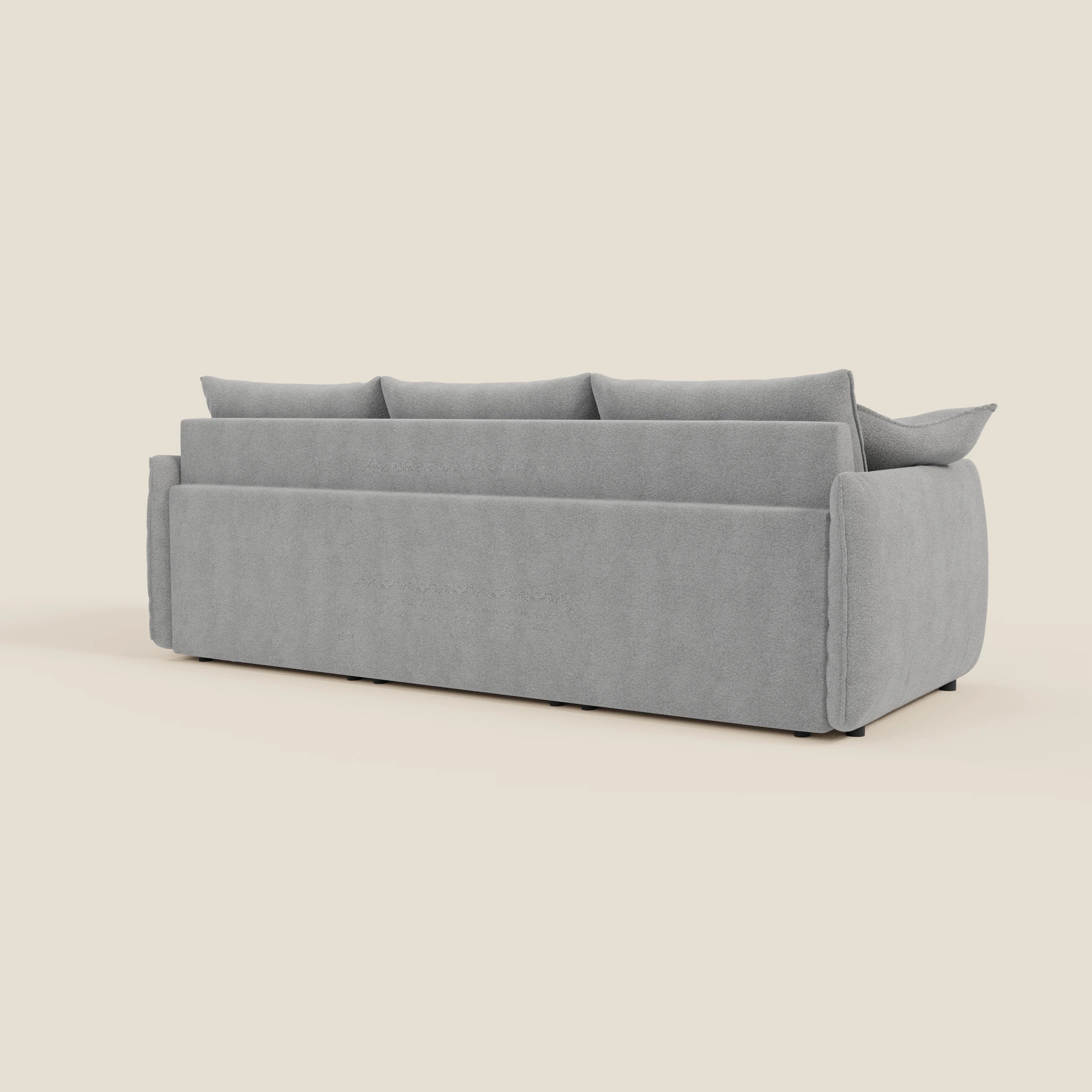 Flexar divano con 3 sedute allungabili schienale in piuma d'oca in bouclé impermeabile T07 - divitt.sbs
